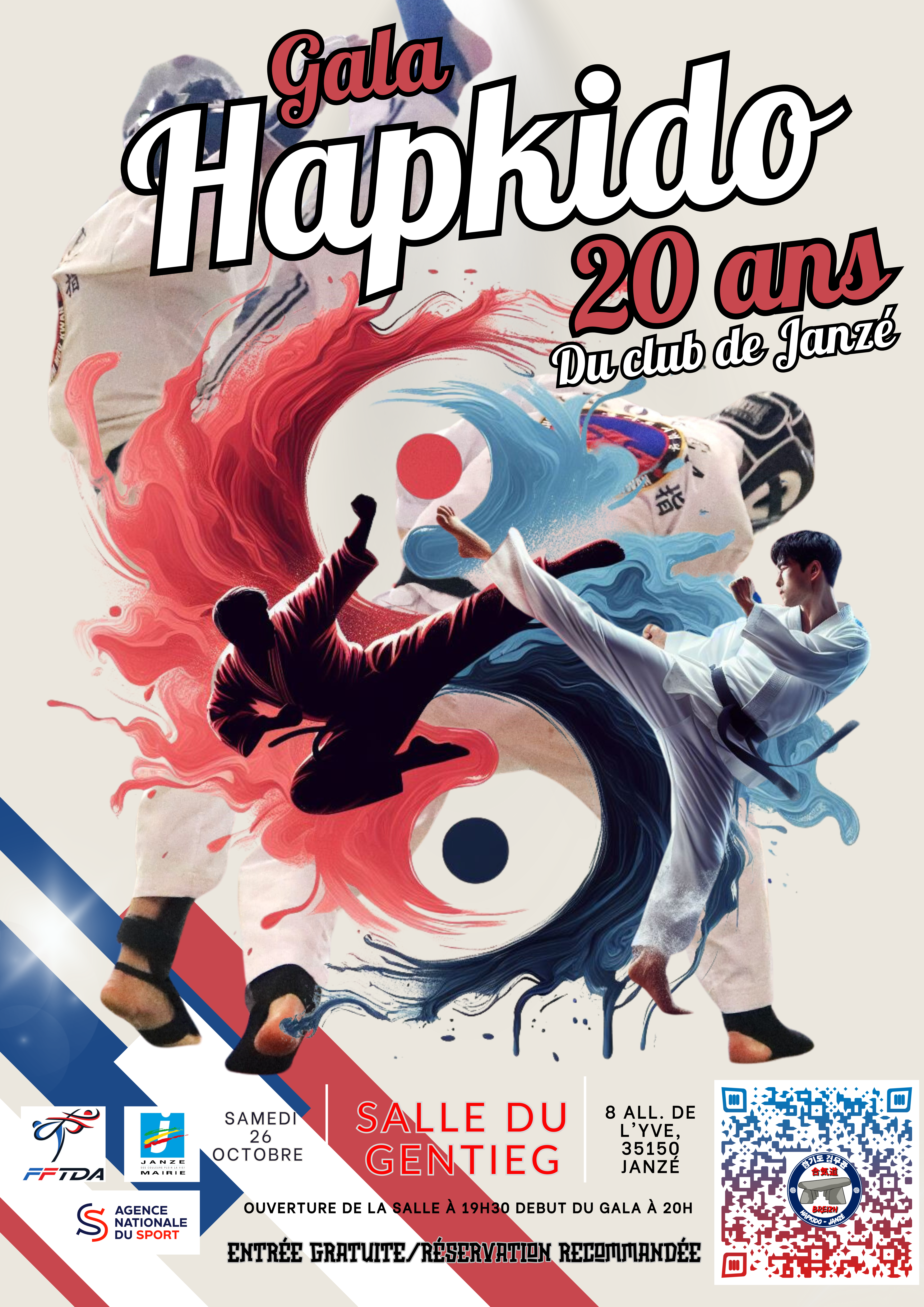 Grand spectacle pour les 20 ans du Hapkido Janzéen