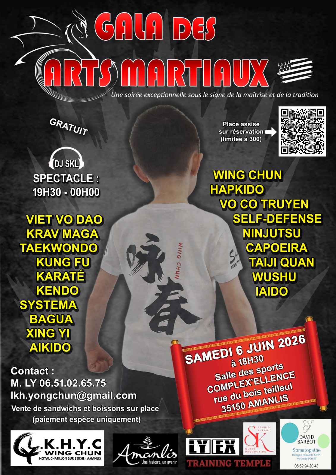 Gala des arts martiaux - Samedi 6 Juin 2026